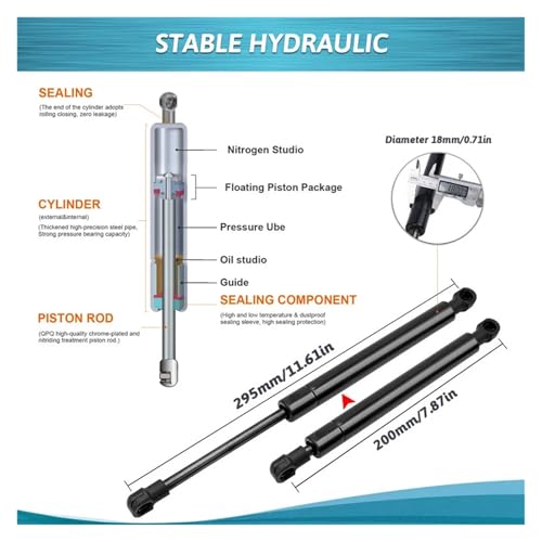 2Pcs/set Car Styling Front Hood Lift Support Struts Shock Gas Springs Prop Rod Compatible For BMW X5 E53 2000-2006 Car Accessories