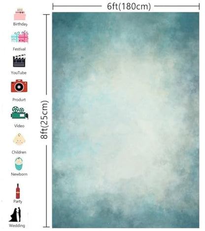 6x9ft Light Green Mottled Abstract Photography Backdrops Bright Mottled Photo Backdrop for Studio Prop - color: Texture5, size: 6x9ft