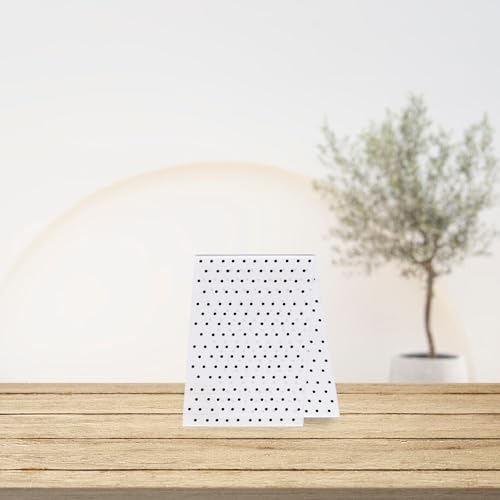 Mini Dots Background Embossing Folder, Plastic Textured Impressions Regular Pattern Spotted Polka Dot Embossing Folder Template for Card Making Scrapbooking Paper Craft Album Stamp DIY Décor