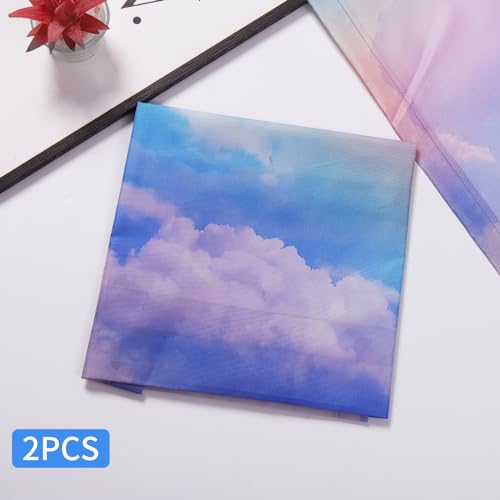 Torixqi 2pcs Fluorescent Light Covers - Light Covers for Ceiling Lights Classroom, Magnetic Light Filters for Office, Hospitals, Home 4 x 2 Feet (rainbow) - color: rainbow