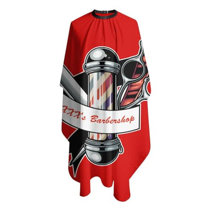 Custom Barber Cape, Personalized Haircut Salon Cape for Men - color: S-barber3