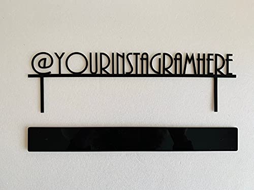 Custom Hashtag Sign Metal Table Sign Personalized Social Media Your Text Here Freestanding Signage Laser Cut Business Logo Tabletop Reception Centerpiece Birthday Event Photo Prop Social Media @ At