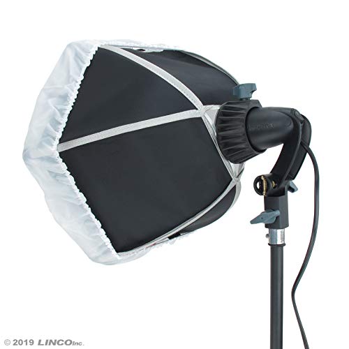 LINCO Lincostore Studio Round Lighting LED Bulb 15 inch Portrait Light Modern Style with Diffuser (Single Light) AM264