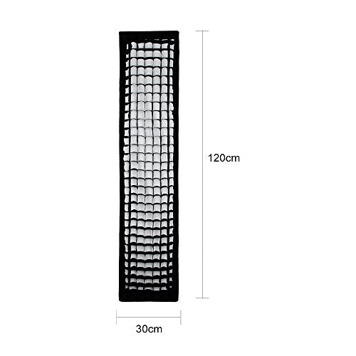 Godox 12"x47" / 30x120cm Softbox Honeycomb Grid Strip Soft Box Bowens Mount for Photo Studio Flash (FW 30x120(2PCS)) - color: FW 30x120(2PCS)
