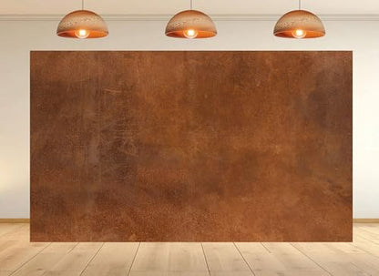 15x8ft Rusty Brown Metal Texture Close-Up Backdrop Weathered Surface Industrial Finish Photo Background Tapestry for Rustic Industrial Decor Party Home Decorations Studio Props - size: 15X8ft