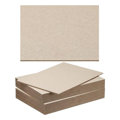 PATIKIL 7x5x0.1" Chipboard Sheets, 20Pcs 100PT Thick Book Board Binders Board Sturdy Bookbinding Supplies for Book Binding Cover, Gray - color: Gray, size: 7x5x0.1"