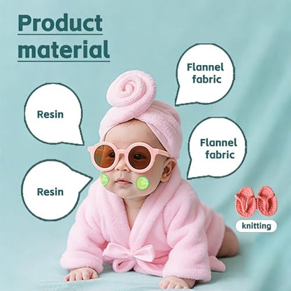 6 Pieces Newborn Photography Props 0-4 Months Photo Props - color: Pink