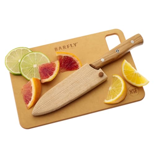 Proposed Value: Mercer Culinary Premium Grade Super Steel, 5-Inch Bar Knife, Spalted Maple Handle/Saya Cover - style: Bar Knife Spalted Maple Handle and Saya Cover 5 Inch