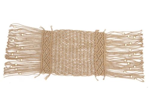 Newborn Photography Props Baby Photoshoots Photo Posing Macrame Blankets Rug Backdrop (Brown 01) - color: Brown 01