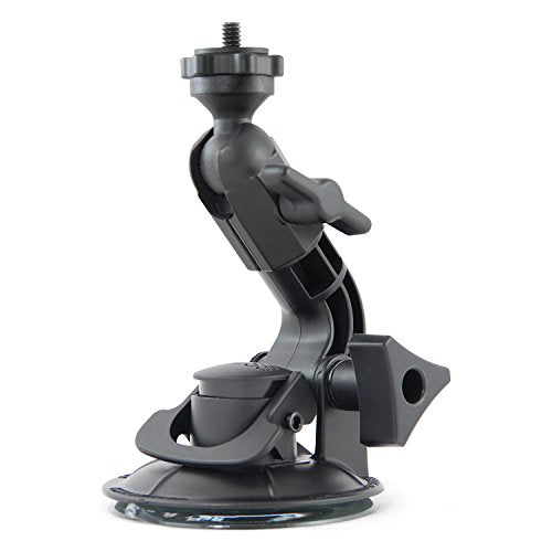Delkin Devices Fat Gecko Mini Suction Camera Mount - Powerful Suction Cup Camera Mount for Car, Motorcycle, Desk, Window | Secure and Adjustable Action Camera Holder for Video Recording - style: Fat Gecko Single