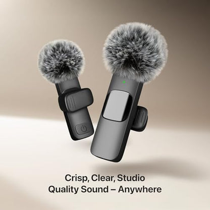 Mini Mic Pro (Latest Model) – #1 Microphone for iPhone & Android, Wireless Mini Microphone, ClearVoice™, Noise Cancelling, Lavalier Mic for TikTok, YouTube & Interviews (iPhone 15+) - style: USB-C Only (iPhone 15+ / Android)
