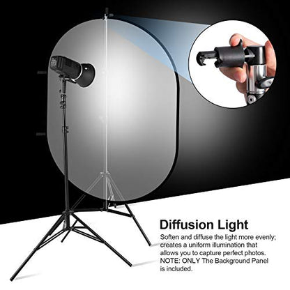 Selens 59x39in Pop-up Soft Light Diffuser Kit, with 6.6 Ft Light Stand & Clip Holder for Photo Studio Portrait and Product Shooting - size: 39x59inch/100x150cm with 6.6ft light stand