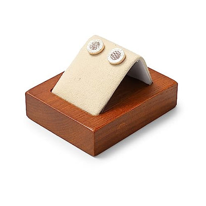 Jewelry Tray Solid Wood Display Stand Earrings Jewelry Earrings Display Tray - color: WSM02101