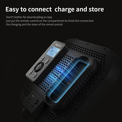 RaLeno Streaming Key Light with RGB, Studio Light with Remote Control and Desk Stand for Live Streaming Video Calls Photography, 1%-100% Brightness 2500-8500k Color Temperature Adjustable Soft Light