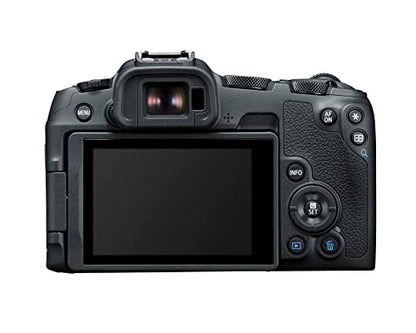 Canon EOS R8 Content Creator Kit, Full-Frame Hybrid Mirrorless Camera with Tripod & Stereo Microphone, 24.2 Megapixel CMOS Image Sensor, 4K Video, RF Mount, Vlogging Camera, Black - style: EOS R8 Content Creator Kit