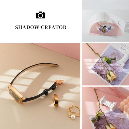 Product Photography Backdrops, 16x11.5 Inch Photo Backdrop Board Kit, 8Pcs 16 Patterns with 2Pcs Photo Shadow Maker for Makeup Product Shooting, Food Jewelry Cosmetics Photography - color: 8pcs patterns+2 pvc shadow