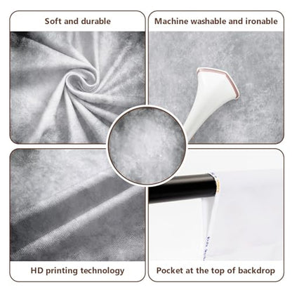 Kate Abstract Photography Backdrops Portrait Phoro Backdrops for Headshot Brown Portrait Photography Studio Props, 5x7ft - size: 5x7ft