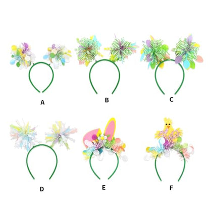 Easters Celebration Headbands Stylish Bunnies Ears Hair Hoop Elastic Headbands Easters Outfit Accessory