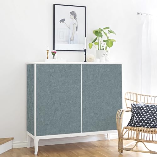 Peel and Stick Grasscloth Wallpaper Texture Navy Blue Faux Linen Contact Paper Self Adhesive Removable Vinyl Wall Paper for Bedroom Cabinets Shelf Liners Waterproof Easy Clean 17.3 x 240 Inch - color: Navy Blue, size: 17.3" x 240"