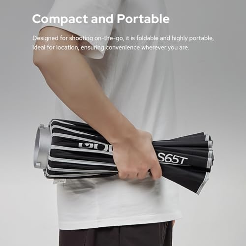 Godox S120T 120cm/47.2in Quick Release Umbrella Softbox Professional Foldable Softbox with Standard Bowen Mount & Diffusers for Photography Studio Photography Portrait Live Stream - size: 47.2 inch Softbox