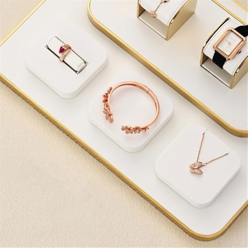 Jewelry Towers 7 Pieces Jewelry Display Stand Light Luxury Ring Bracelet Watch Necklace Counter Jewelry Display Props Display Stand Jewellery Stand Display