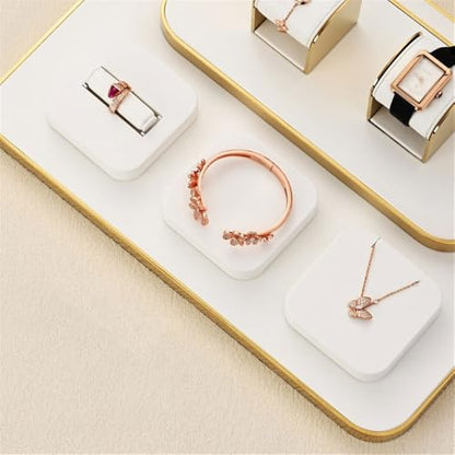 Jewelry Towers 7 Pieces Jewelry Display Stand Light Luxury Ring Bracelet Watch Necklace Counter Jewelry Display Props Display Stand Jewellery Stand Display