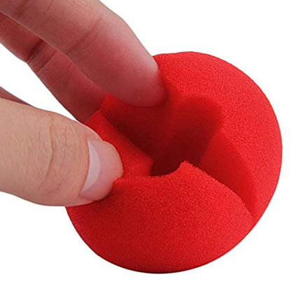 TIHOOD 35PCS 2"x2" Red Circus Clown Nose Bulk for Party Halloween Costume Supplies Christamas - style: 35PCS