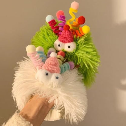 Funny Colorful Hair Bands Photo Booth Props Cartoon Headband Party Headpiece Colorful Spring Headband for Washing Face
