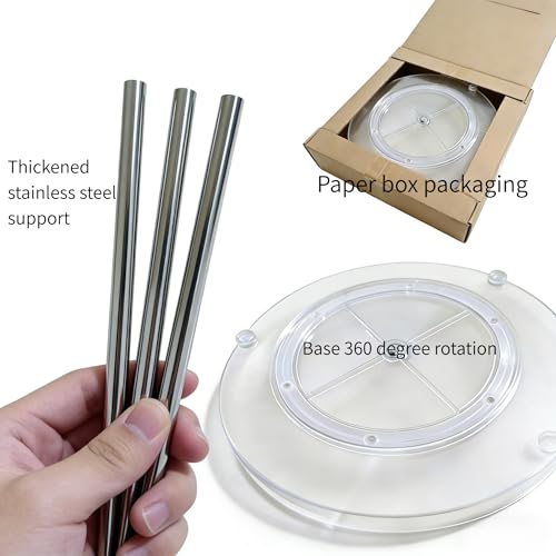 Clear Resin Cosmetic Two Tier Organizer Lazy Susan Organizer, Large Capacity Kitchen Spice Skin Care Perfume Display for Kitchen Bathroom Vanities - size: Two Tiers