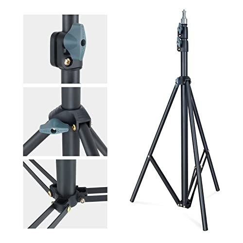 LINCO Lincostore Zenith 7 feet/225cm Photo Studio Light Stands Set of Two for HTC Vive VR, Video, Portrait, and Product Photography