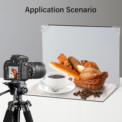 Photo Backdrop Board 7pcs 14patterns Small Product Food Photography Double-Sided Table Top Backdrop Kit Flat Lay Props for Jewelry and Cosmetics(16X11.5 Inch) - color: Wood Solid Color