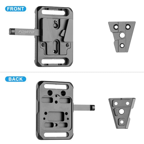 FOMITO V-Mount V-Lock Base Station Quick Release Plate VK-03 Black - color: VK03