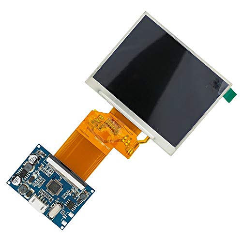 TFT LCD Display RGB LCD Display Module Kit Monitor Screen for Car AV Digital Photo Frame Multi-Function Car-Styling (3.5 inch Screen)
