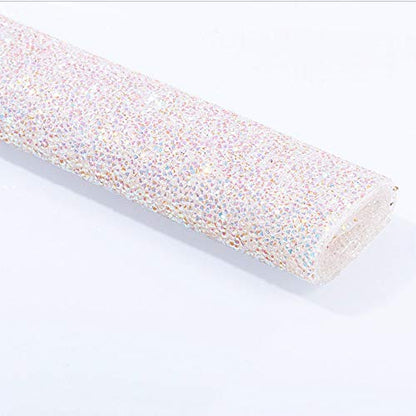 EBANKU Shiny Nail Art Table Mat - Foldable Hand Rest Pillow, Washable Salon Practice Holder - color: Colorful