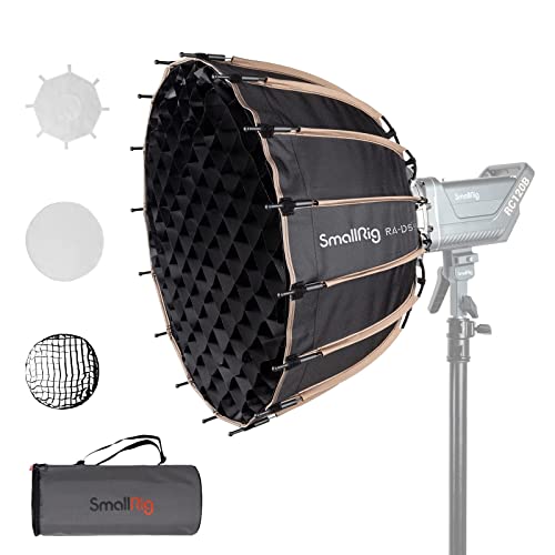 SmallRig Parabolic Softbox Quick Release, Parabolic Softbox, Compatible with SmallRig RC 120D/RC 120B/RC 220D/RC220B and Other Bowens Mount Light (21.6inch/55cm) - size: 21.6inch/55cm
