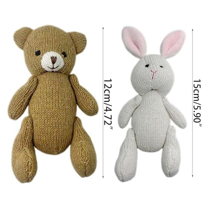 Newborn Photo Posing Props Knit Bear Baby Photo Props Lovely Photo Gear Children Room Decorations