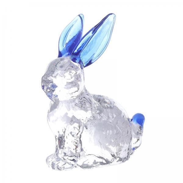 2X Figurine Decorative Figurine Bunny Statue Photo Props Tabletop Ornament Modern Statue for Office Bedroom Centerpiece