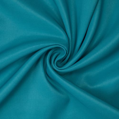 Gee Di Moda Cloth Napkins - 17 x 17 Inch Caribbean Dinner Napkins - Set of 12 Soft & Absorbent Washable Fabric Cloth Table Napkins with Hemmed Edges for Hotel Restaurant, Holiday Parties & Wedding - color: Caribbean