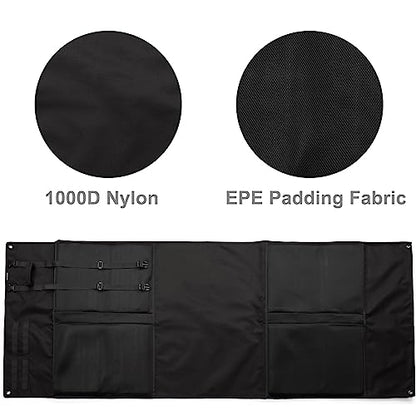 DEYACE Shooting Mats Prone Padded, Extra Large Portable Roll Up Shooting Padded Mat for Range Shooting and Hunting - color: Black