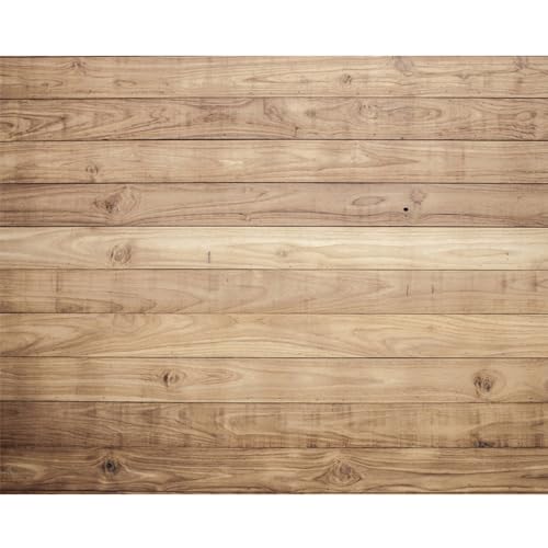 10x8 ft Wood Backdrop for Photography– Vinyl Wooden Panel Photography Background, Brown Wooden Backdrop for Birthday, Baby Shower, Wedding, Party, Portrait & Video Photoshoot Supplies - size: 10x8FT