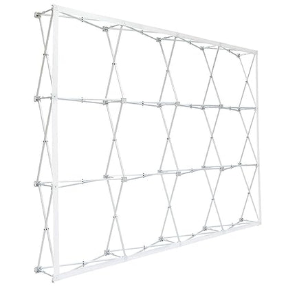 Custom Fabric Pop Up Straight Display, Trade Show Display Backdrop Booth, Hook and Loop Step and Repeat Backdrop for Trade Show Backdrops (Graphic Only, 10ftx8ft) - size: 10ftx8ft