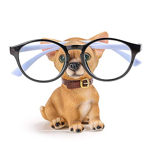 Fun Eyeglass Holder Display Stands - Home Office Decorative Glasses Accessories (Chihuahua) - color: Chihuahua