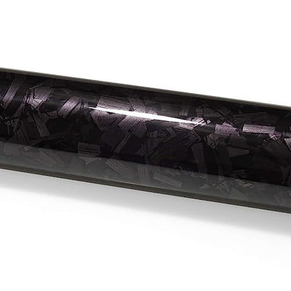 12"x60" (1FTx5FT) Black PET Marble Forged Carbon Fiber Textured Gloss Vinyl Wrap Auto Car Sticker Decal Film Sheet Bubble Free Air Release Technology with Tool Kit - color: Black, size: 12"x60" (1FTx5FT)
