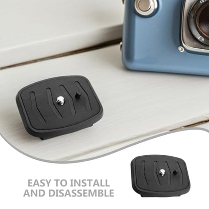 2Pcs 43mm Tripod Quick Release Plate Replacement for Camera Mount Adapter, 1.7 inch QR Plate Tripod Accessory Compatible with Ambico Sunpak Kalimar Vivitar