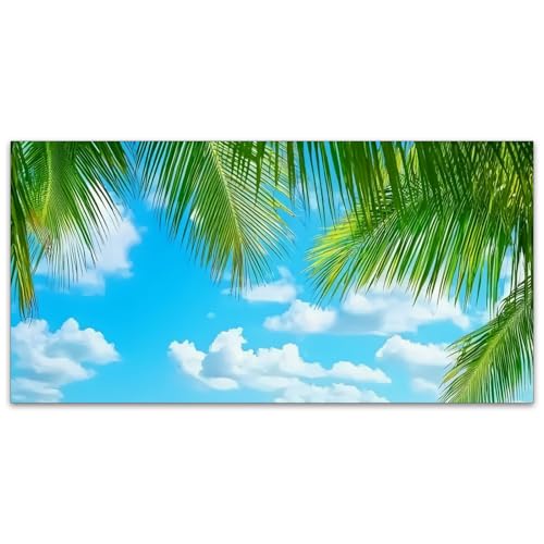 Fluorescent Light Covers for Classroom Ceiling Lights – 2x4ft Backlit Film for Fluorescent Fixtures, Reduce Glare and Eye Strain, Easy to Install – School, Office, Sensory - Blue Sky - color: Blue Sky（1）