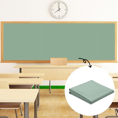 120" x 47" Bulletin Board Fabric Classroom Decoration Sage Green Polyester Photography Background Black Class Fabric for Bulletin Board Backdrop Pillows Curtains Crafts Back to School Classroom Decor - color: Green