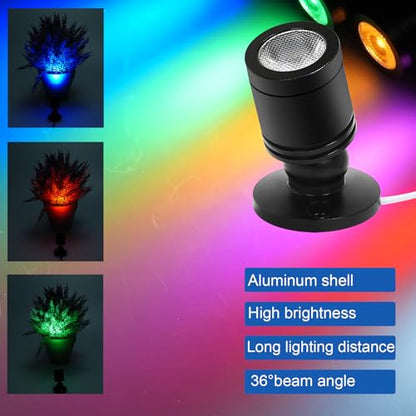 Taysing Color LED Spot Light Indoor Little Mini Spotlight Accent Lights for Display, Paintings, Pictures, Plants, Jewelry, Shelves, Cabinets, Posters, Showcase