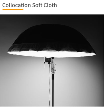 Godox 70 inch 180cm Black White Reflective Umbrella Studio Photography Umbrella, White Inner with Large Diffuser Cover, Bag - color: Black White