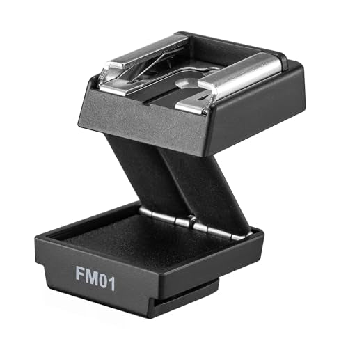 ZENIKO FM01 Single-Contact Folding Hot Shoe Riser,HotShoe Extender Mount Adapter Compatible with ZENIKO F04 F08 ,Godox IM20 IM30 Mini Flash(Note: NO TTL NO HSS)