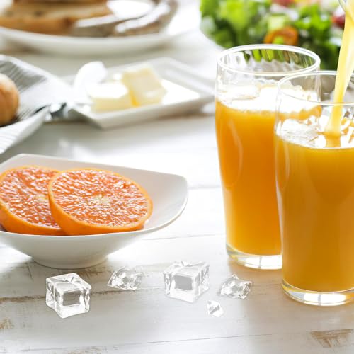 310pcs Realistic Resin Ice Cubes and Crushed Ice Vase Fillers Acrylic Decorative Fake Chips for Wedding Centerpiece Christmas Table Scatter Photography Props